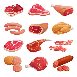 肉類食品插圖賞析 美味與藝術(shù)的交融